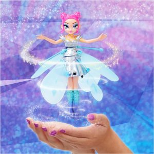 Hatchimals Pixies, Crystal Flyers Starlight Idol Magical Flying Pixie Toy Doll with Lights, Girls Gifts, Kids Toys for Girls Ages 6 and up